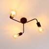 VALCOLLA Ceiling Light black, 3-light sources