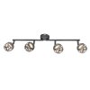 Globo OHIO ceiling spotlight LED grey, 4-light sources