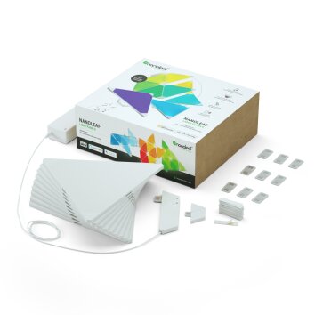 Nanoleaf Aurora Rhythm Smarter Kit - 9 Pack LED white, 1-light source, Remote control, Colour changer