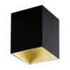 Eglo POLASSO ceiling light LED gold, black, 1-light source