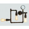 Lutec AMACORD Wall Light brown, 3-light sources