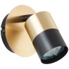 Brilliant Maribel Wall Spotlight brass, black, 1-light source