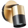 Brilliant Maribel Wall Spotlight brass, black, 1-light source