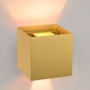 Lucide XIO wall spotlight gold, 1-light source