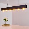 Fria Pendant Light black, 6-light sources