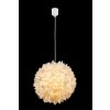 Globo hanging light white, 1-light source