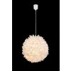 Globo hanging light white, 1-light source