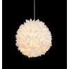 Globo hanging light white, 1-light source