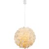 Globo hanging light white, 1-light source