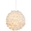 Globo hanging light white, 1-light source