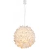 Globo hanging light white, 1-light source
