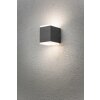 Konstsmide MONZA wall light LED anthracite, 2-light sources