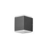 Konstsmide MONZA wall light LED anthracite, 2-light sources