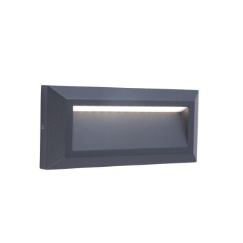 Outdoor Wall Light Lutec HELENA LED anthracite, 1-light source