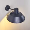 MALOJA Outdoor Wall Light black, 1-light source