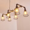 Arvika Pendant Light silver, 6-light sources