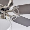TRILLO ceiling fan matt nickel, 1-light source