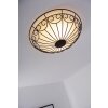 Eglo COLTI wall and ceiling light brown, dark brown, rust-coloured, white, 2-light sources