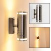 Selve outdoor wall light stainless steel, 2-light sources