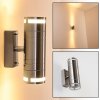Selve outdoor wall light stainless steel, 2-light sources