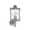 Eglo HILBURN 1 Wall Light dark brown, silver, 1-light source