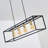 IBUSUKI Pendant Light gold, brass, black, 4-light sources