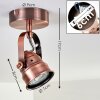 ANIAK Ceiling Light LED copper, 1-light source