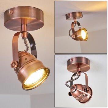 ANIAK Ceiling Light LED copper, 1-light source