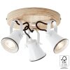 Brilliant Seed Ceiling Light Light wood, white, 3-light sources
