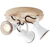 Brilliant Seed Ceiling Light Light wood, white, 3-light sources