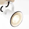 Brilliant Seed Ceiling Light Light wood, white, 3-light sources