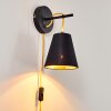 Saillon Wall Light black, 1-light source