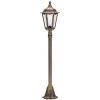 Albert 142 outdoor floor lamp brown, brass, 1-light source
