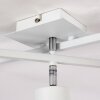 Ceiling Light Zuoz chrome, white, 5-light sources