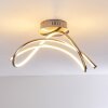 WENGI Ceiling light LED matt nickel, 1-light source