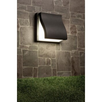 Faro Suma wall light anthracite, 2-light sources