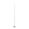 Leuchten-Direkt WAVE floor lamp LED stainless steel, 1-light source