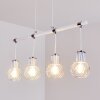 Barakaldo Pendant Light chrome, white, 4-light sources
