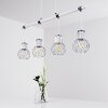 Barakaldo Pendant Light chrome, white, 4-light sources