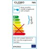 Globo GORDON wall light LED aluminium, chrome, 3-light sources