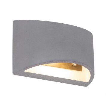 Wall Light Globo TIMO grey, 1-light source