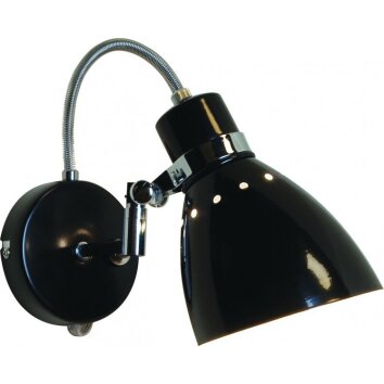 Steinhauer SPRING wall light black, 1-light source