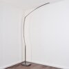 Santa Marta Floor Lamp LED matt nickel, 1-light source