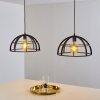 Ballarat Pendant Light black, 2-light sources