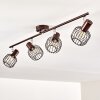 Cancun Ceiling Light brown, 4-light sources