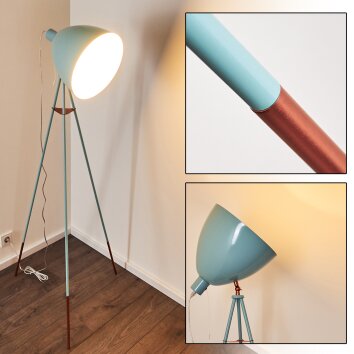 MALINGSBO Floor Lamp antique-green, 1-light source