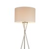 Globo floor lamp matt nickel, 1-light source