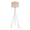 Globo floor lamp matt nickel, 1-light source