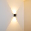 Orsa Outdoor Wall Light LED black, 2-light sources
