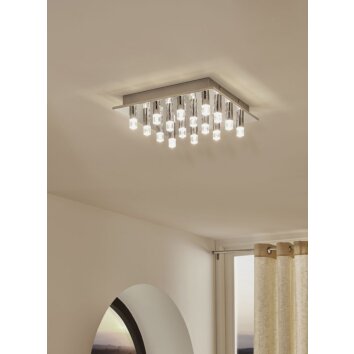 Eglo TEOCELO ceiling light LED chrome, 16-light sources